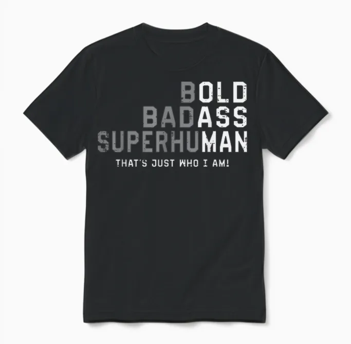 Funny Old Man Saying Gag Gift Fathers Day Birthday Dad Men Unisex T-Shirt in Black