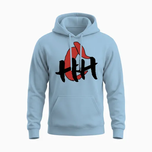 Hippie Head Chef Chefs & Cooks Gift Unisex Hoodie in Light Blue