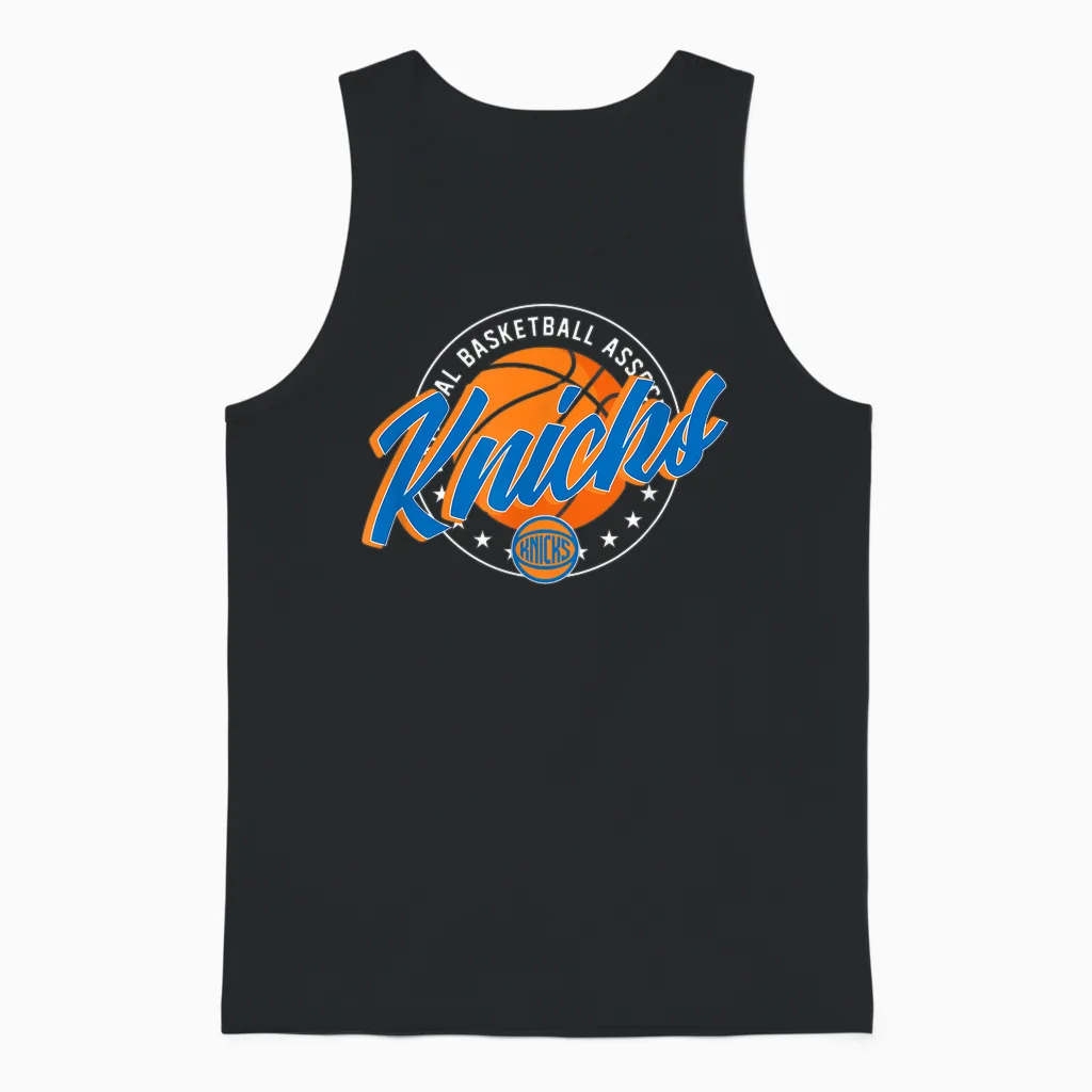 Ballon Officiel De La Nba New York Knicks Unisex Tank Top in Black