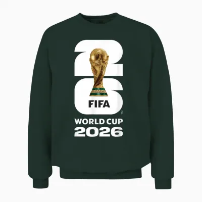 Fifa World Cup 26 Gold Trophy Tees T Shirts for Men and Women Unisex Sweatshirt - Forest