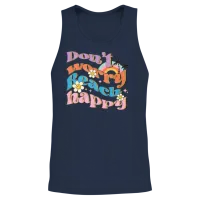 Retro Summer Sublimation — & Beach Gift Unisex Tank Top - Navy – 2