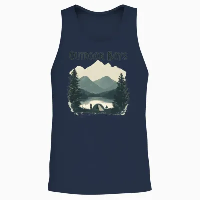 Outdoor Boys Unisex Tank Top - Navy