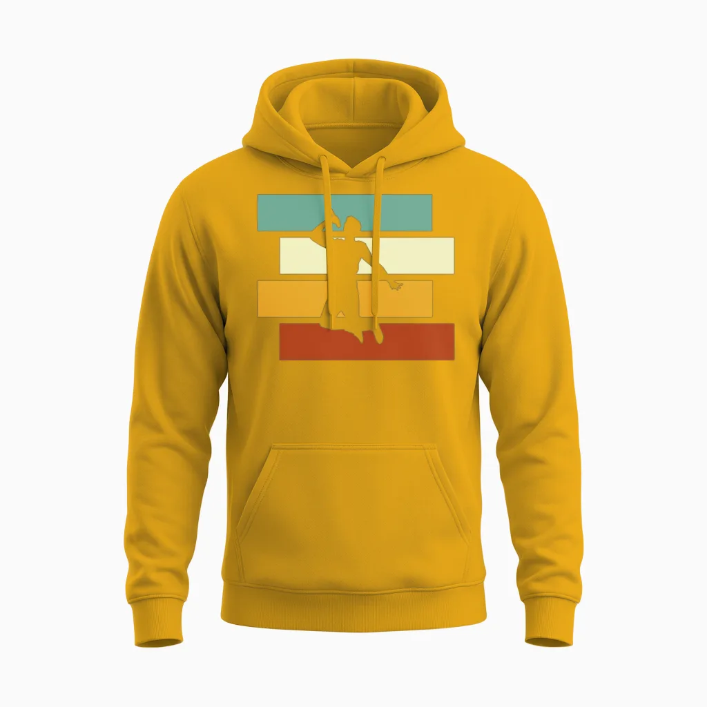 Singer Retro Unisex Hoodie in Gold