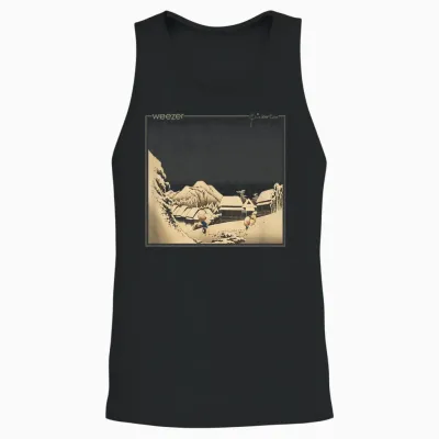 Weezer Unisex Classic Fit Black T-Shirt - Pinkerton Album Cover Unisex Tank Top - Black