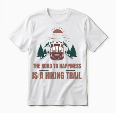Hiking Unisex T-Shirt - White