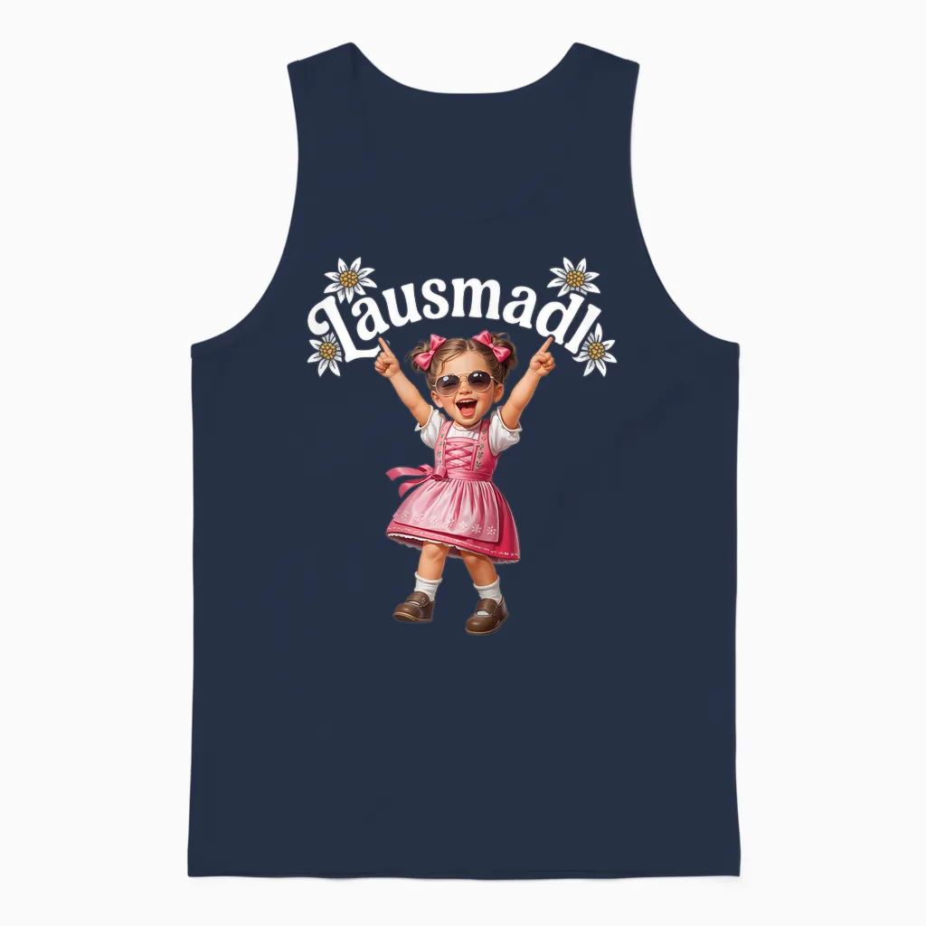 Lausmadl T-Shirt Children's Costume Shirt Girls Costume Unisex Tank Top in Navy