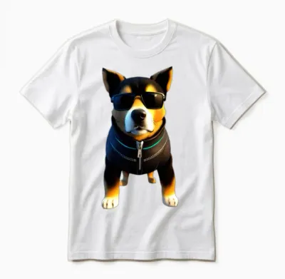 Cool Dog Unisex T-Shirt - White