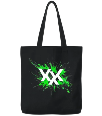 Street Culture Grunge Style Tote Bags - Black
