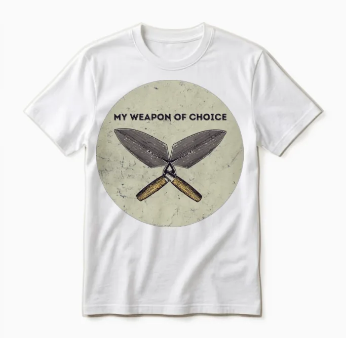 Funny Archaeology Weapon Unisex T-Shirt in White