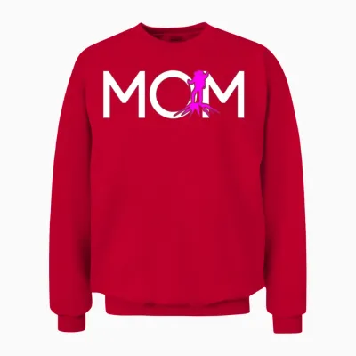 Hiking Mom Unisex Sweatshirt - Red