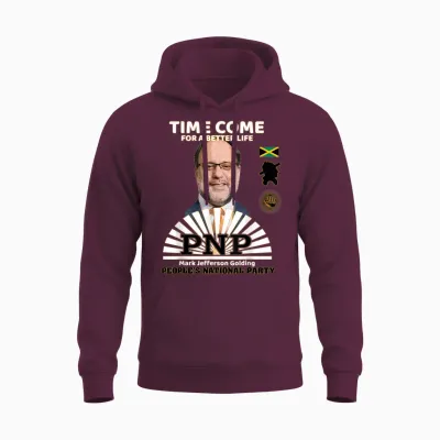 Mark Golding Jamaica's People's National Party Pnp Supporter Unisex Hoodie - Maroon