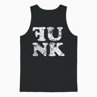 Funk Music Retro Unisex Tank Top - Black