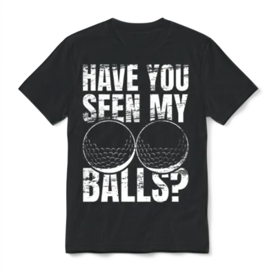 Funny Golfer Joke Unisex T-Shirt - Black