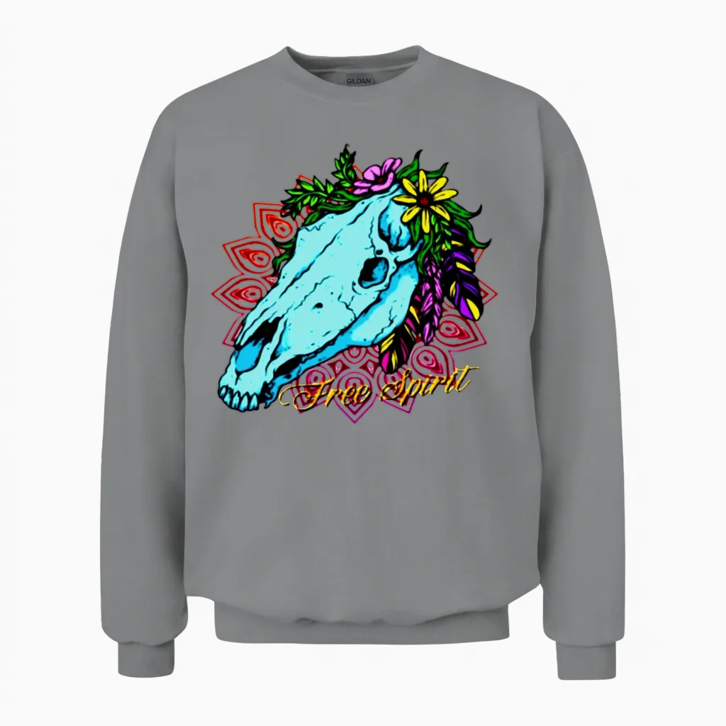 Dead Horse - Lovers Unisex Sweatshirt in Sport Grey
