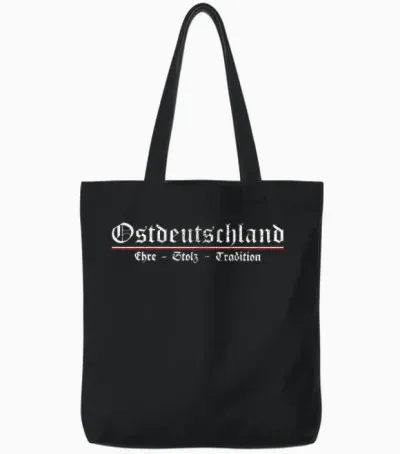 East Germany Ehre Stolz Tradition Old German Script Tote Bags - Black