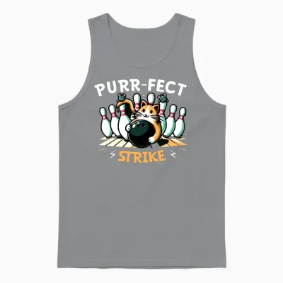 Funny Bowling Team Bowler Strike Bowling Club Unisex Tank Top - Sport Grey