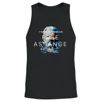 Truth Is Freedom — Patriotic & 4th of July Gift Unisex Tank Top - Black – 2