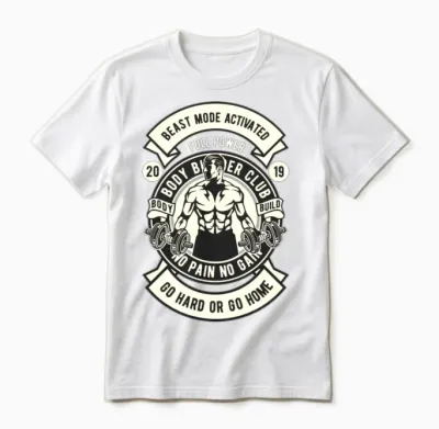 Activated Vintage Retro Classic Unisex T-Shirt - White