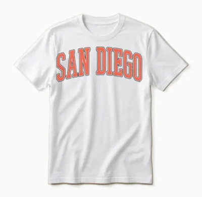 San Diego Unisex T-Shirt - White