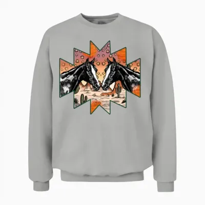 Desert Horse Unisex Sweatshirt - Ash