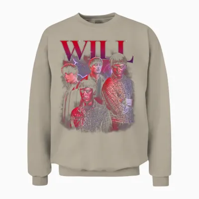 Stranger Things Will Heartthrob Officially Licensed Unisex Sweatshirt - Sand