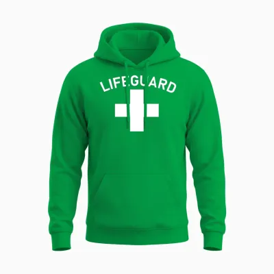 Emp Lifeguard Design Na Unisex Hoodie - Irish Green