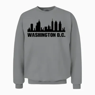 Washington D C Unisex Sweatshirt - Sport Grey