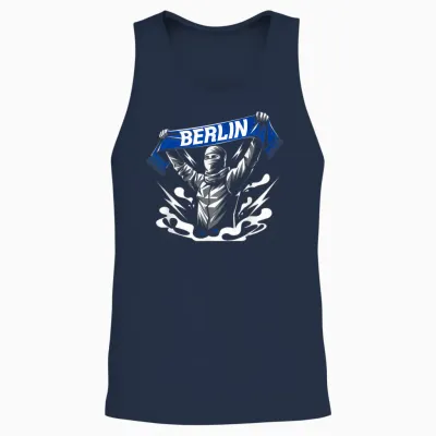 Berlin T-Shirt for Children Men Women Brandenburg Berlin T-Shirt, Black, S Unisex Tank Top - Navy