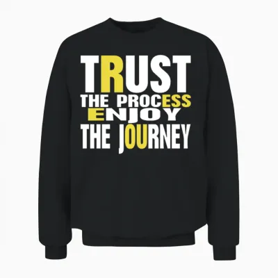 Success Quote Unisex Sweatshirt - Black