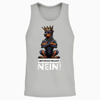 Bevor Du Fragst Nein Dobermann Dobermannbesitzer Dobermänner Unisex Tank Top - Ash