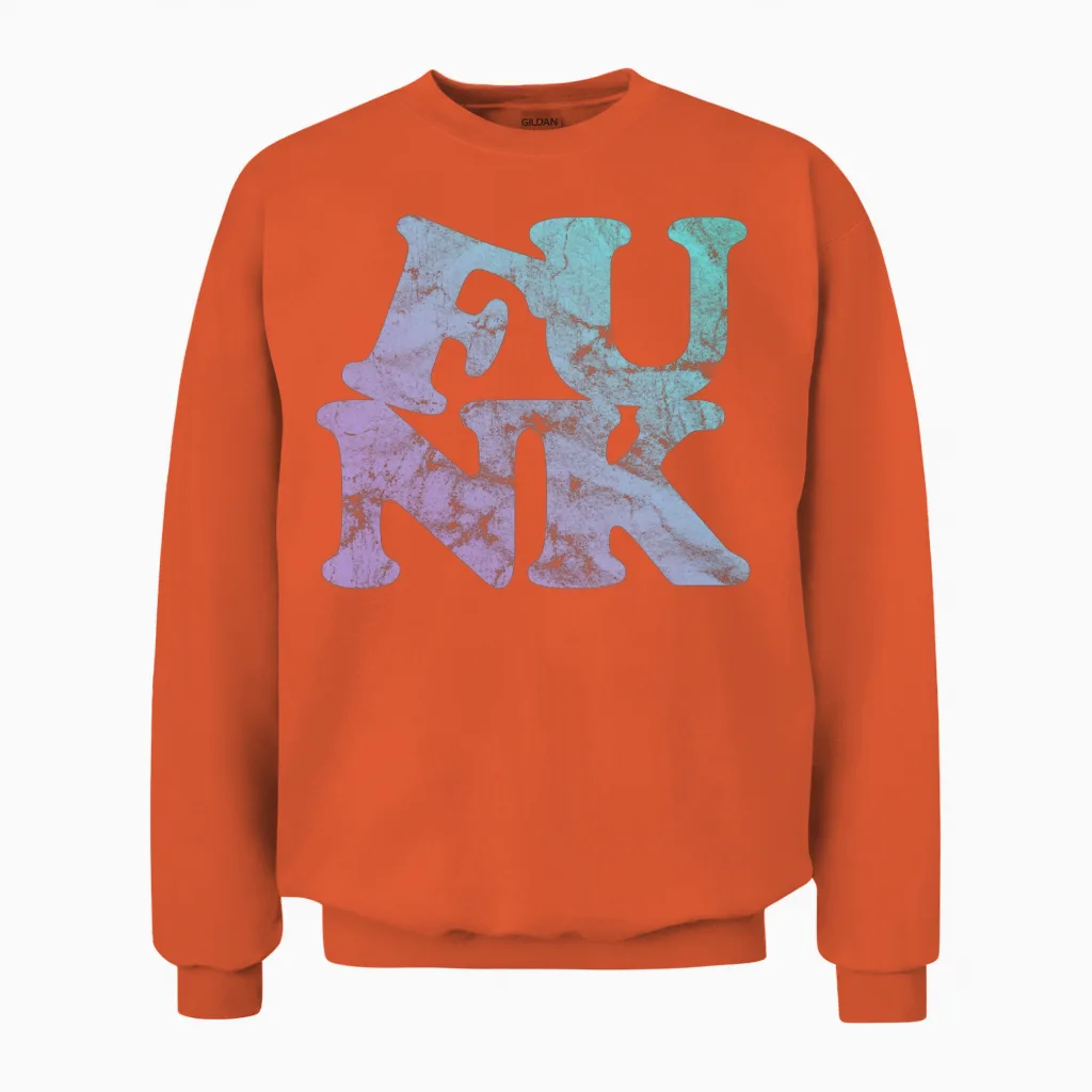 Funk Retro Unisex Sweatshirt - Orange