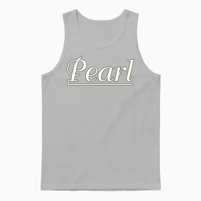 Pearl Drums White Unisex Tank Top - Ash