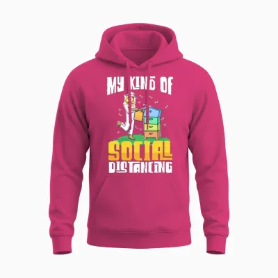 Beekeeper Social Distance Humor Unisex Hoodie - Heliconia
