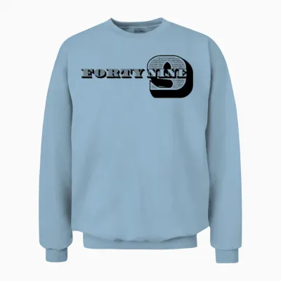 49th Birthday Gift Ideas for Him Men Unisex Sweatshirt - Light Blue