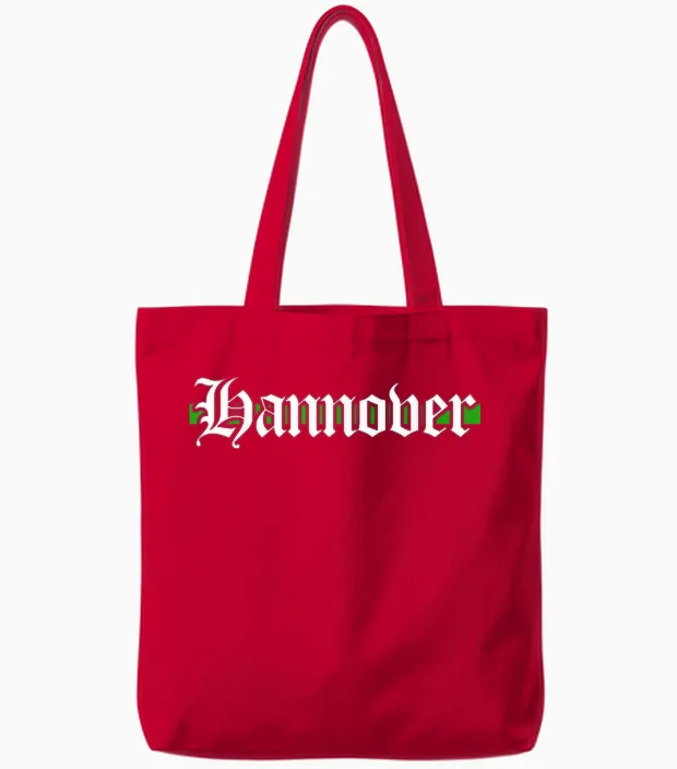 Hannover Geschenk Herren Damen Hannoveraner Hooligan Ultras Tote Bags in Red