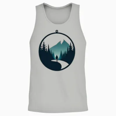 Hiking Unisex Tank Top - Ash