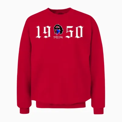 Split 1950 City of Torcida Proud Croatia Croatian Flag T-Shirt, Black Unisex Sweatshirt - Red