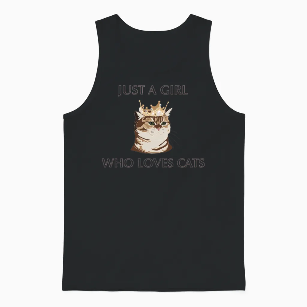 Funny Pictures Unisex Tank Top in Black