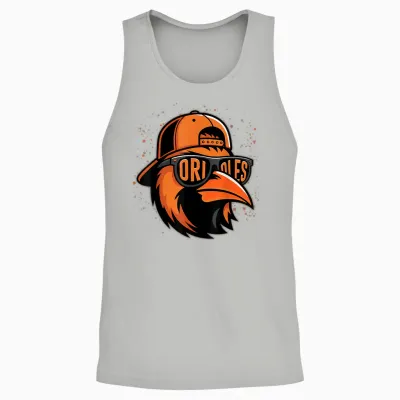 Oriole Name Retro Vintage Shirts for Men Women Boy Girl Unisex Tank Top - Ash