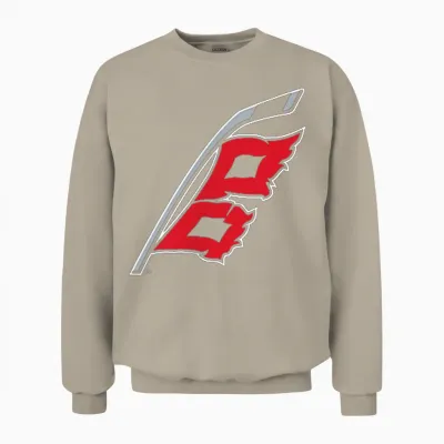 Carolina Hurricanes Front/back Black Nhl Officially Licensed Unisex Sweatshirt - Sand