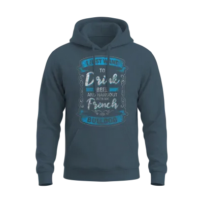 Bulldog Bulldog Dog Owner Hunting Dog Unisex Hoodie - Dark Heather