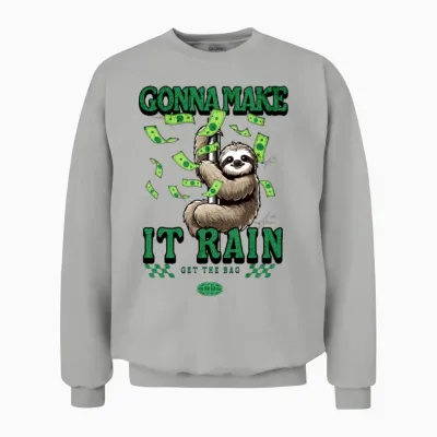 Funny Sloth Unisex Sweatshirt - Ash