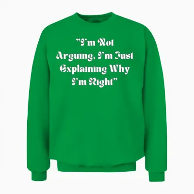 Funny Unisex Sweatshirt - Irish Green