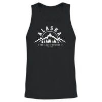 Alaska the Last Frontier Est 1959 Mountains Nature Unisex Tank Top - Black – 2