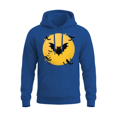 Comfort Colors Cute Halloween Ghost Unisex Hoodie - Royal