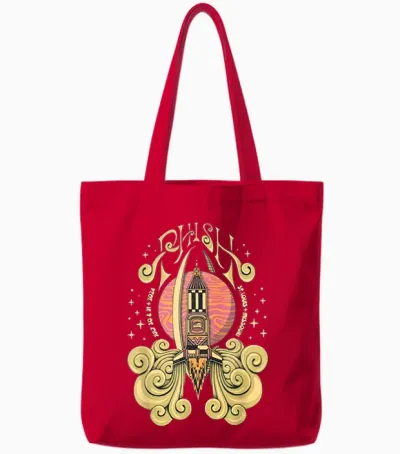 Phish Store Summer Tour Tote Bags - Red