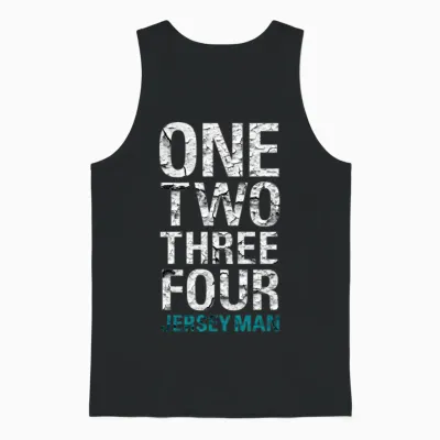 The Boss – One Two Three Four Jersey Man Unisex Tank Top - Black