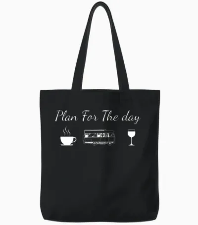 Plan for the Day Tote Bags - Black