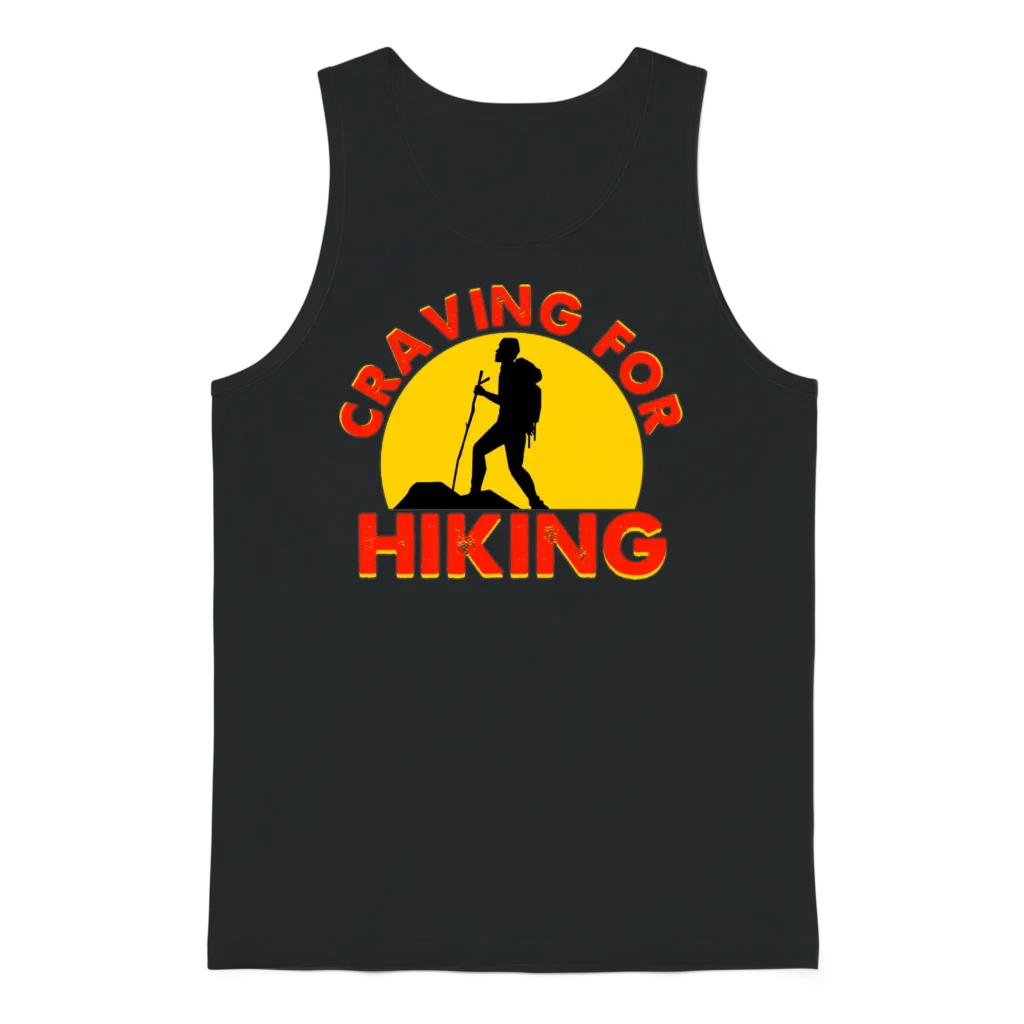 Craving for Hiking & Outdoors Unisex Tank Top - Black