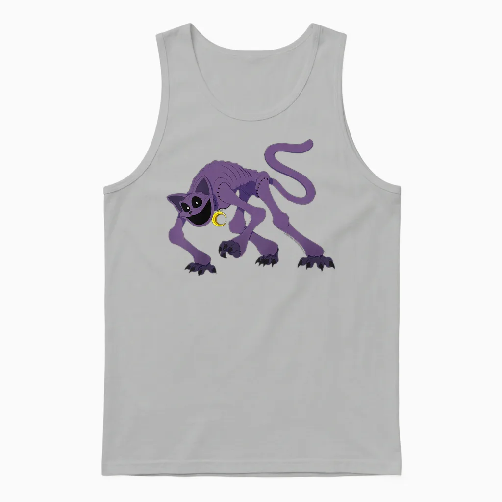 Kids Poppy Playtime Co Catnap Children's Toy Unisex Tank Top in Ash